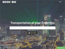 Tablet Screenshot of bookabus.sg